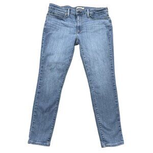 Levi's 711 Jeans Womens 33 Blue Skinny Mid Rise‎ Denim